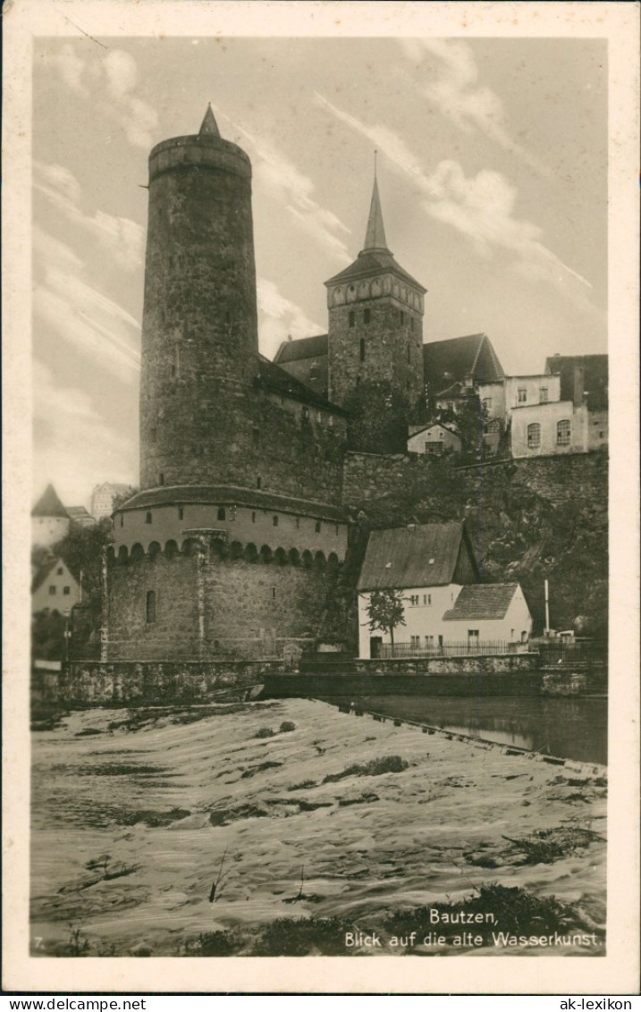 Ansichtskarte Bautzen Budyšin Alte Wasserkunst - Haus 1929 - Bautzen