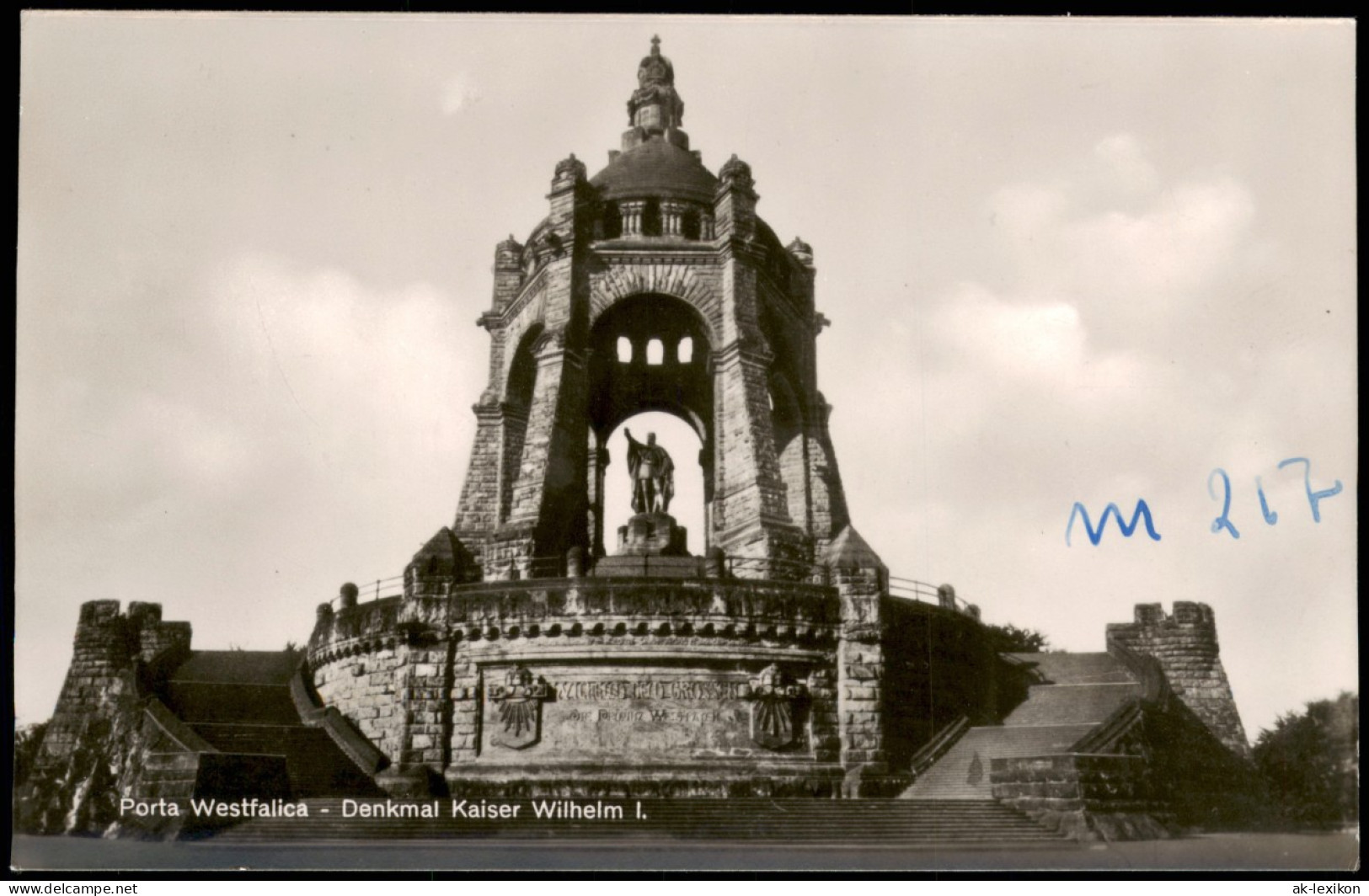 Ansichtskarte Porta Westfalica Kaiser-Wilhelm-Denkmal I. 1960 - Porta Westfalica
