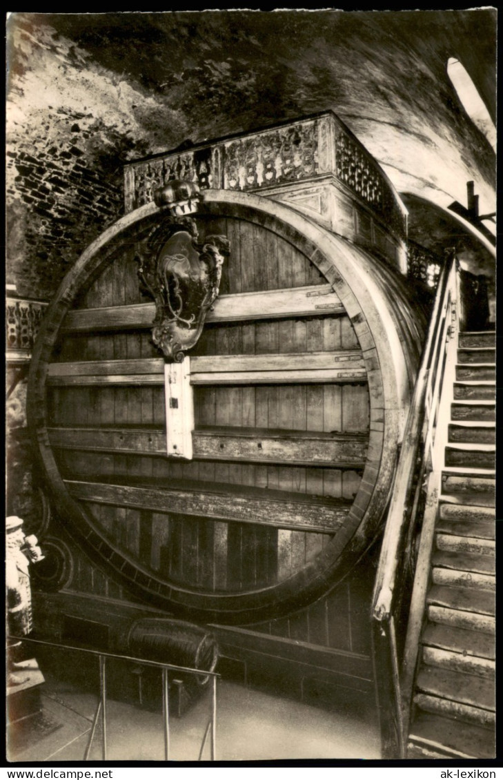 Ansichtskarte Heidelberg Heidelberger Schloss - Großes Fass 1956 - Heidelberg