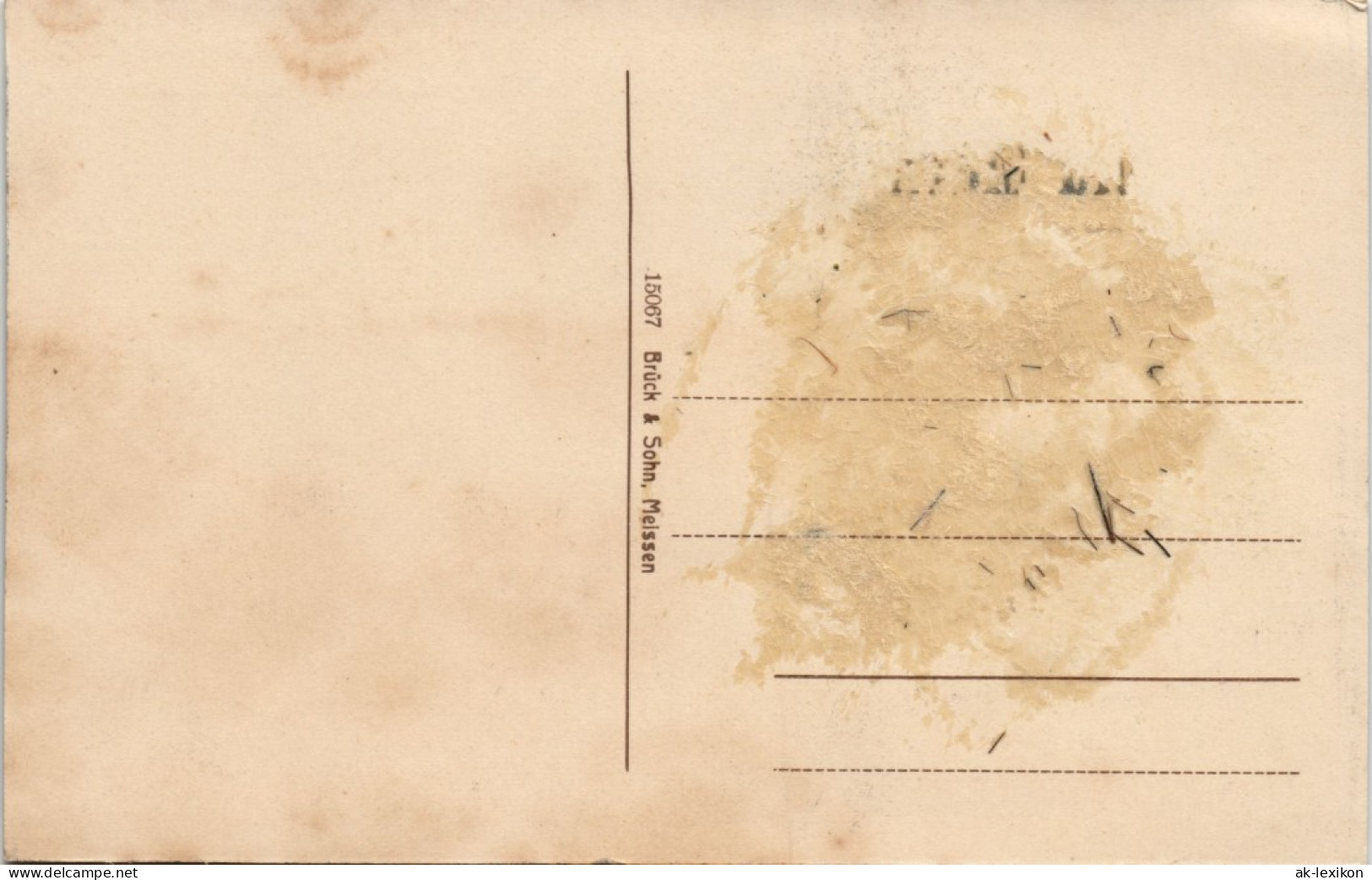 Ansichtskarte Olbernhau Teufelsmauer Im Katzensteintal 1908 - Olbernhau