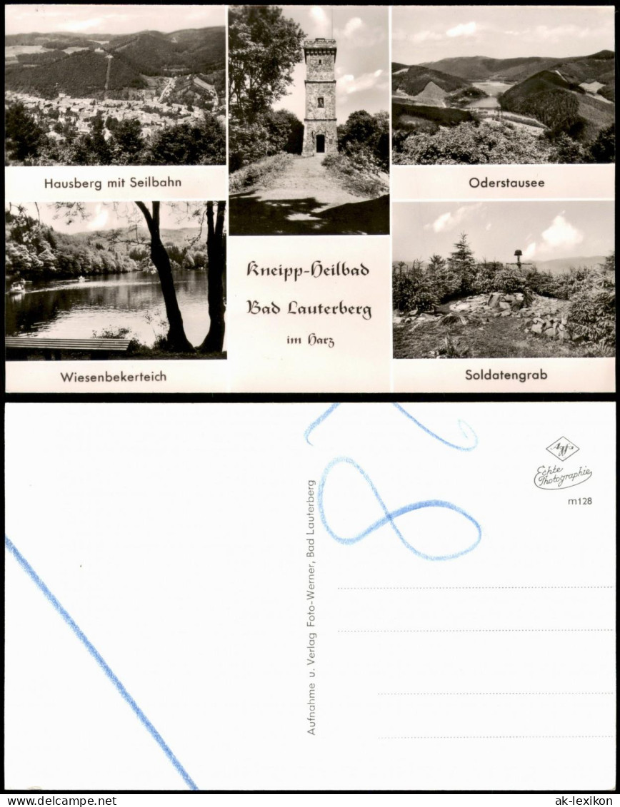Ansichtskarte Bad Lauterberg Im Harz Hausberg, Oderstausee 1963 - Bad Lauterberg