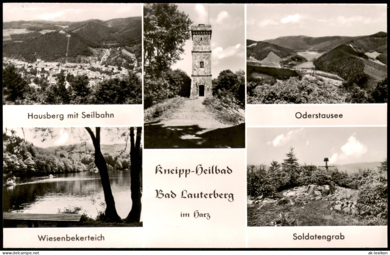 Ansichtskarte Bad Lauterberg Im Harz Hausberg, Oderstausee 1963 - Bad Lauterberg