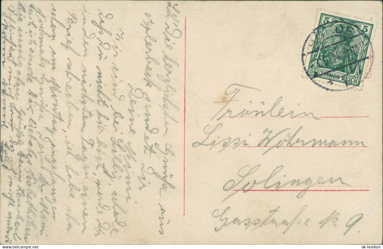 Ansichtskarte  Fotokunst, Hübsche Frau Beim Brief-Schreiben 1914 - Personen