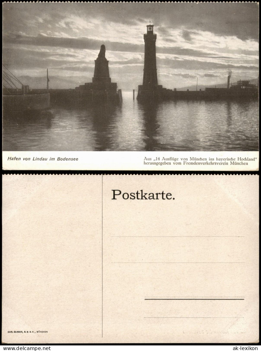 Ansichtskarte Lindau (Bodensee) Hafen Von Lindau Im Bodensee 1930 - Autres & Non Classés