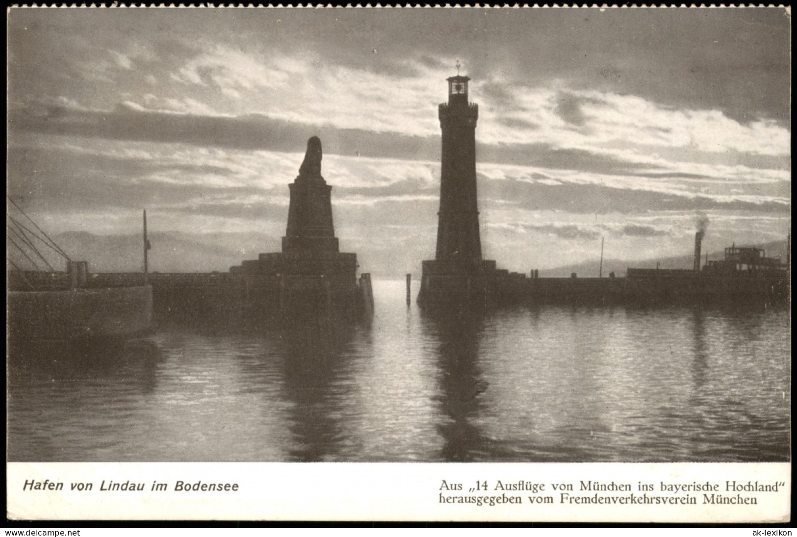 Ansichtskarte Lindau (Bodensee) Hafen Von Lindau Im Bodensee 1930 - Autres & Non Classés