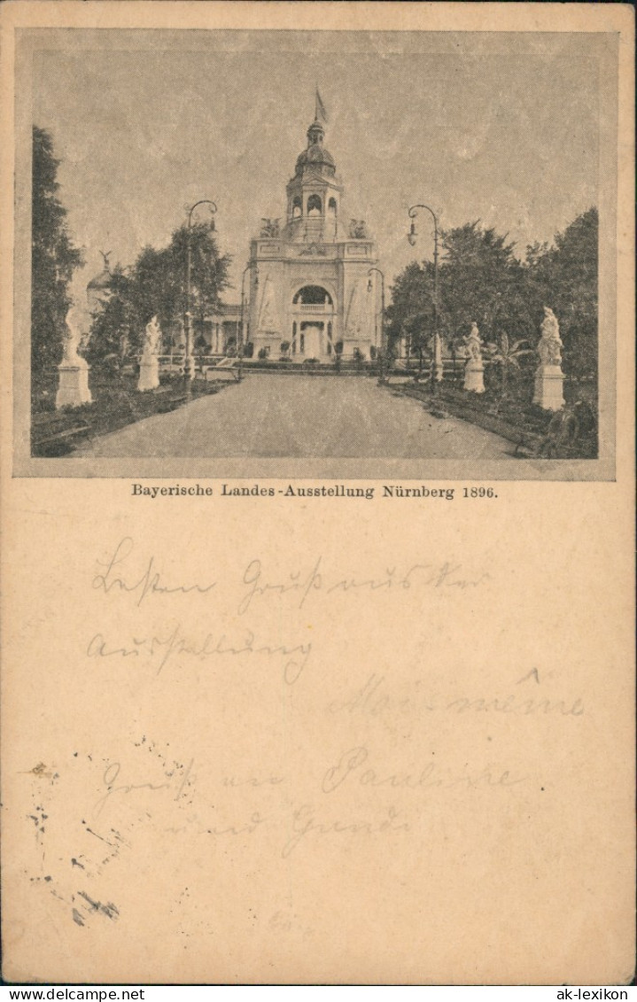 Nürnberg Bayerische Jubiläums Landes Ausstellung Ganzsache   Sonderstempel 1897 - Nuernberg