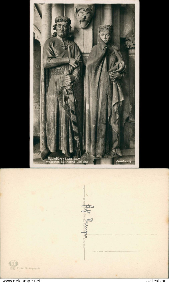 Ansichtskarte Naumburg (Saale) Dom - Westchor Ekkehard Und Ute 1932 - Altri & Non Classificati