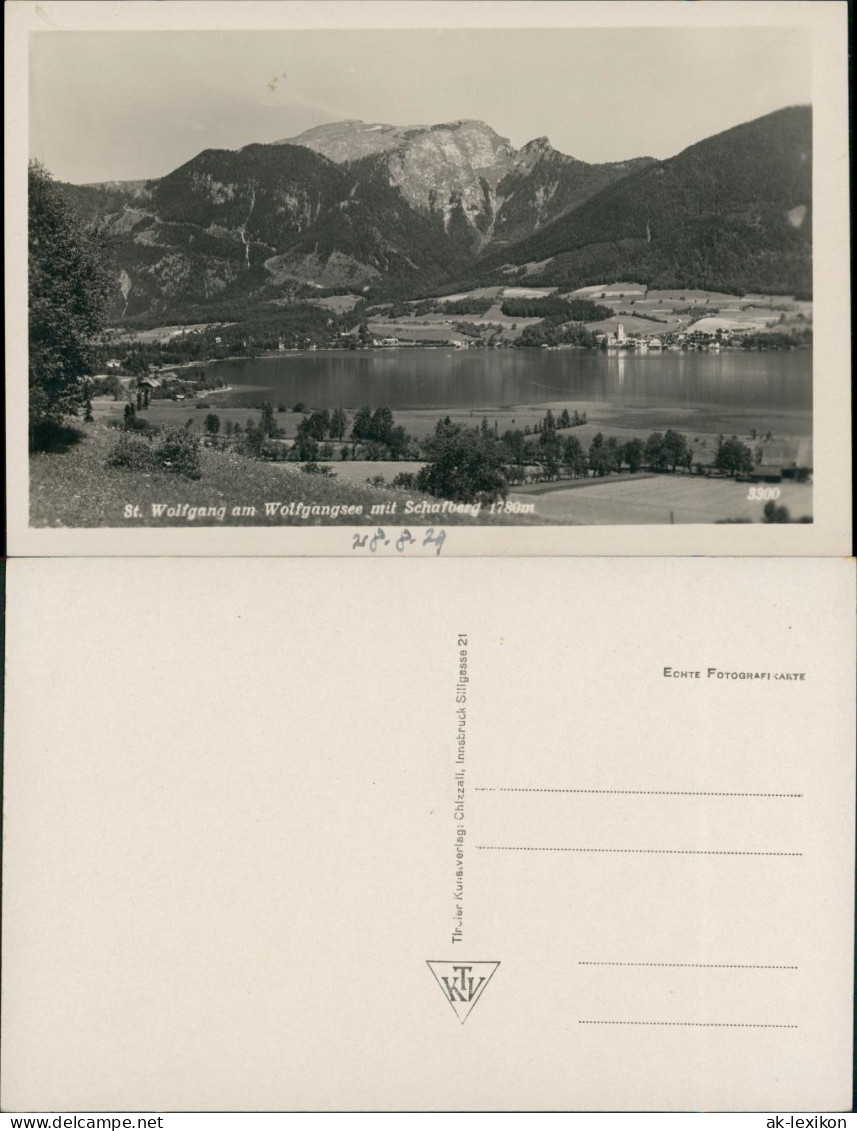 Ansichtskarte St. Wolfgang Im Salzkammergut Blick Auf Die Stadt 1929 - Andere & Zonder Classificatie