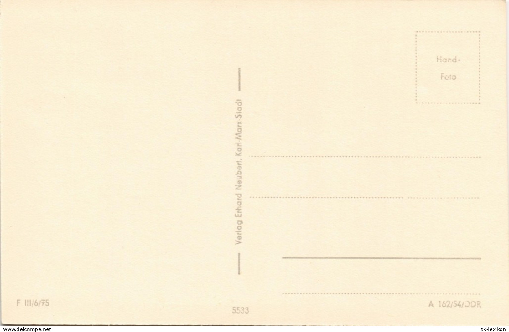 Ansichtskarte Schierke Ferienheim Haus Der Freundschaft 1954 - Altri & Non Classificati