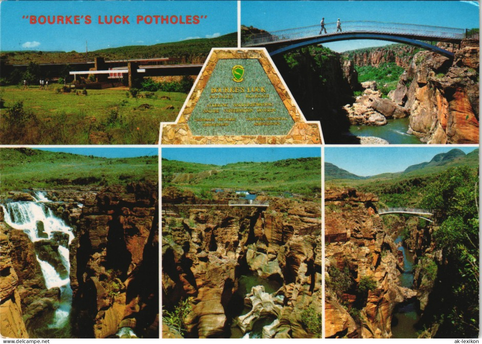 Südafrika "BOURKE'S LUCK" Potholes Oos-Transvaal Südafrika 1990 - Zuid-Afrika