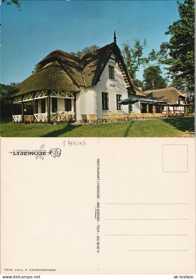 Postcard Maribo RESTAURANT LYSEMOSE 1970 - Denmark