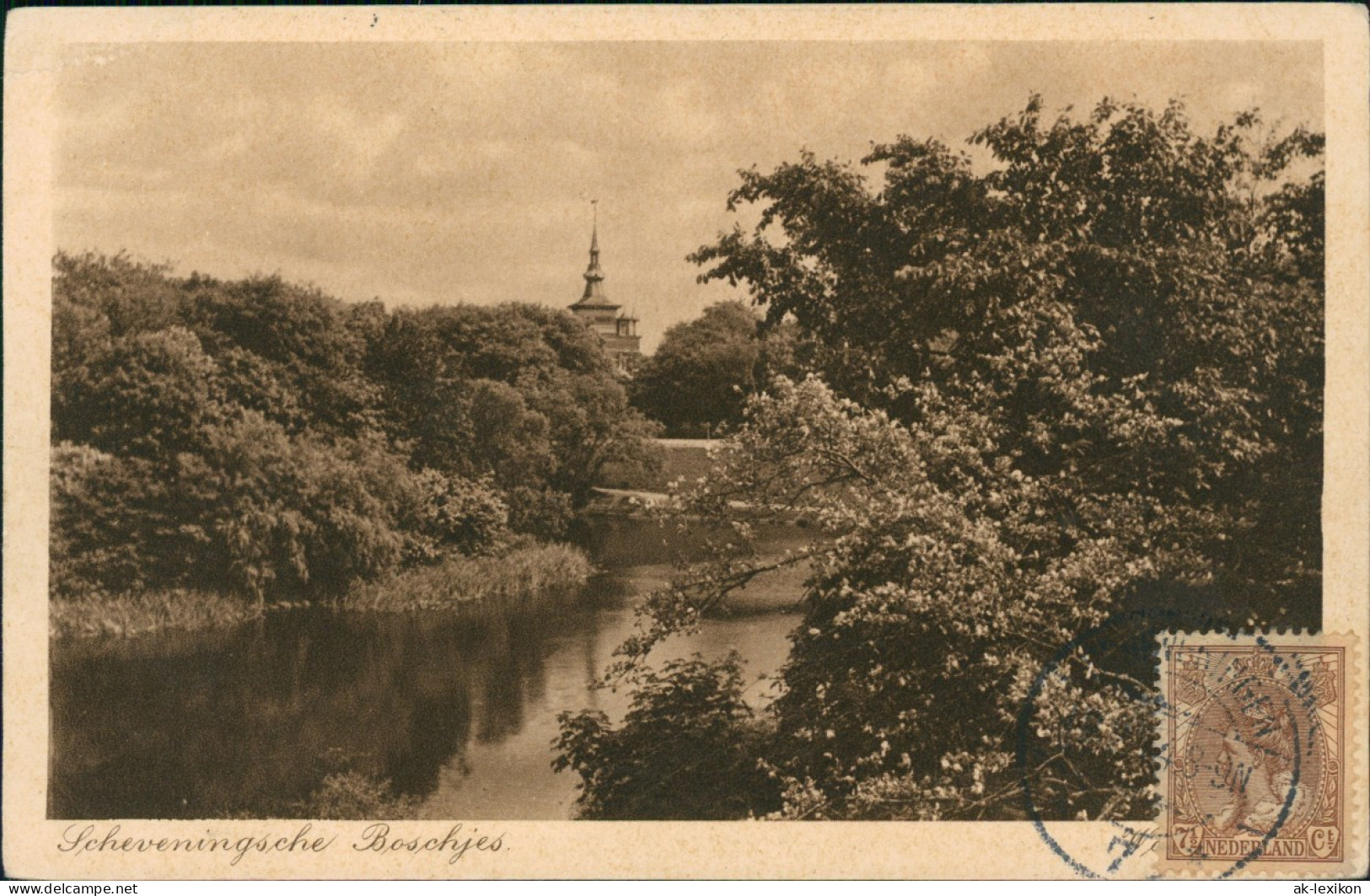 Postkaart Scheveningen-Den Haag Den Haag Scheveningsche Boschjes. 1924 - Scheveningen