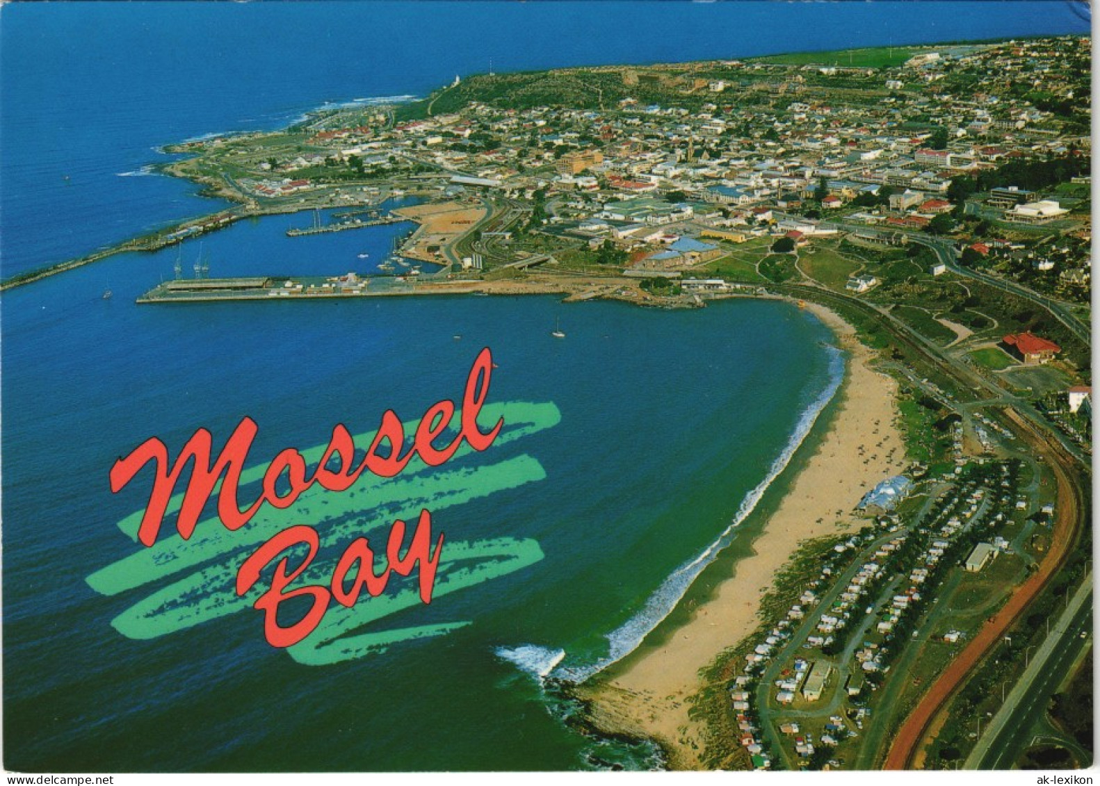 Postcard Mossel Bay Luftaufnahme (Aerial View) Mosselbaai Suid-Kaap 1990 - Sud Africa