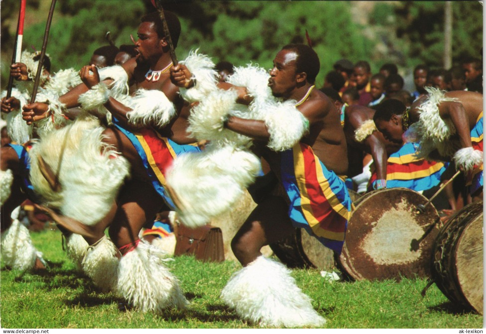 Südafrika South Africa Native People SWAZI Dancers, Tanz Einheimischer 1990 - Sudáfrica