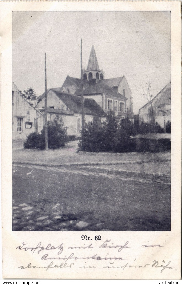 Ansichtskarte  WK1 Feldpost Stadtpartie Frankreich 1916 - Guerre 1914-18