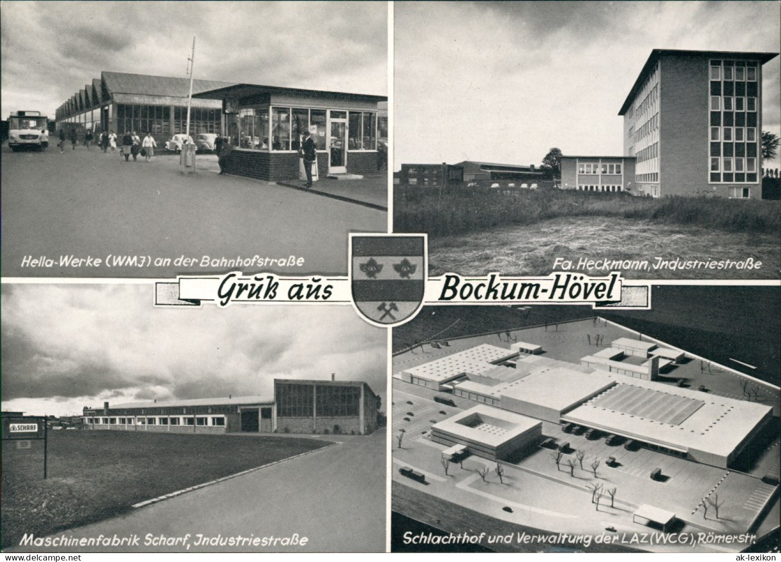 Bockum Hövel Hamm Westfalen Hella Werke, Industriestraße, Maschinenfabrik 1964 - Hamm