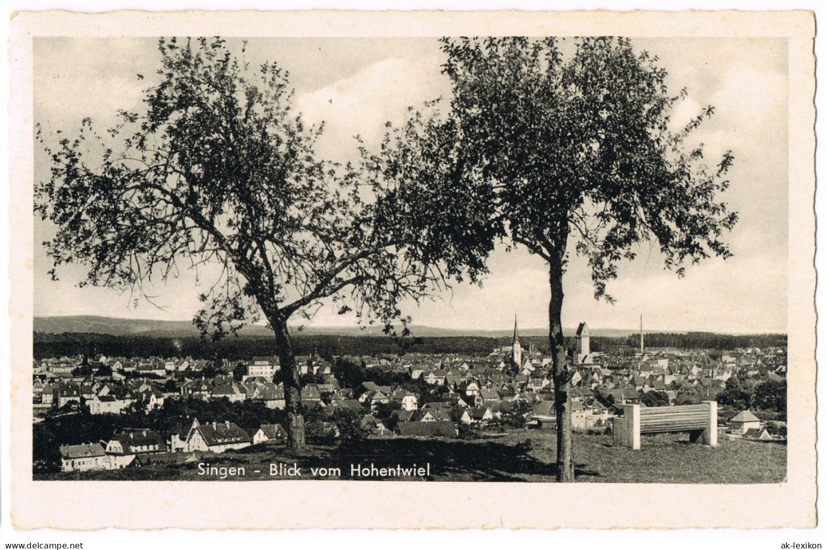 Ansichtskarte Singen (Hohentwiel) Blick Vom Hohentwiel Panorama-Ansicht 1941 - Singen A. Hohentwiel