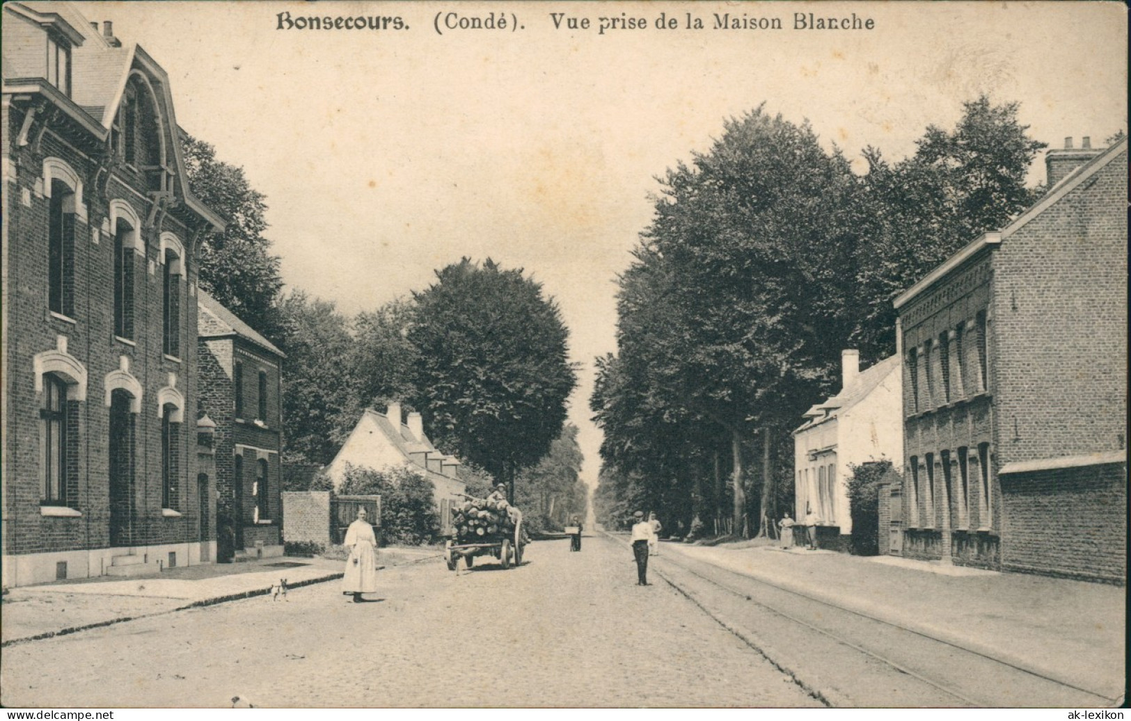 CPA Bonsecours Vue Prise De La Maison Blanche - Conde 1912 - Bonsecours