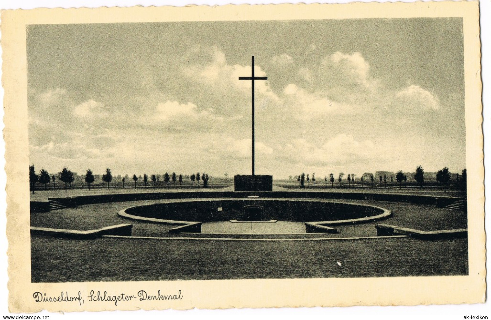 Düsseldorf Schlageter-Denkmal 1940  Feldpost WK2 Gelaufen (an FP-Nr. 26587) - Duesseldorf