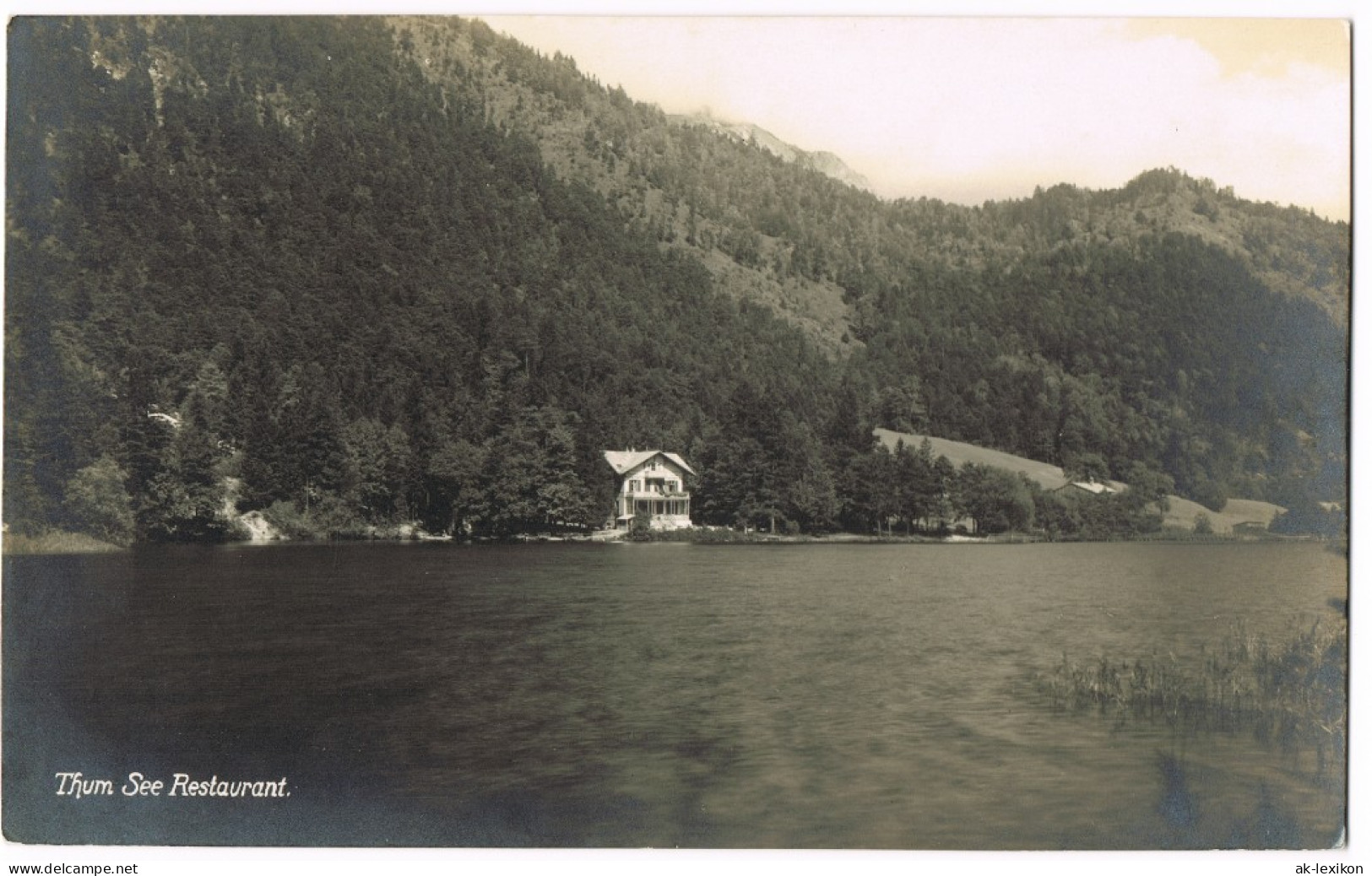 Ansichtskarte Bad Reichenhall Thum See Restaurant Thumsee 1929 - Bad Reichenhall