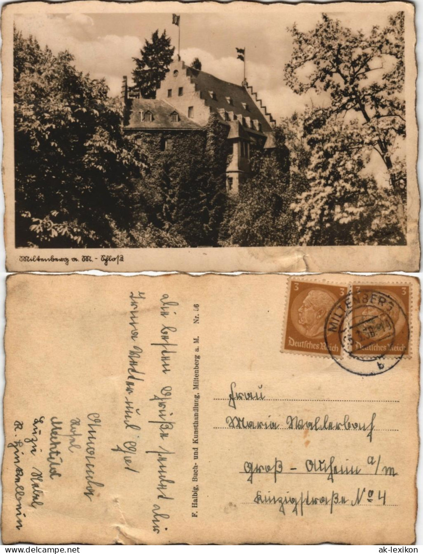 Ansichtskarte Miltenberg (Main) Schloß 1938 - Miltenberg A. Main