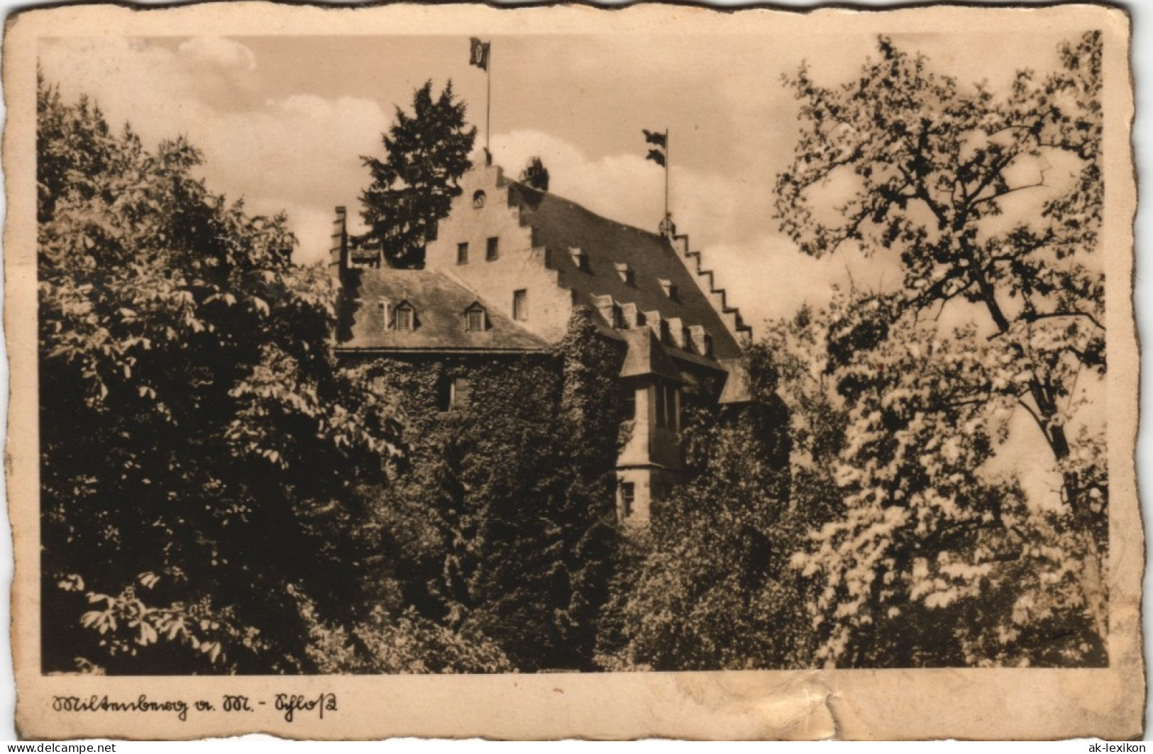 Ansichtskarte Miltenberg (Main) Schloß 1938 - Miltenberg A. Main