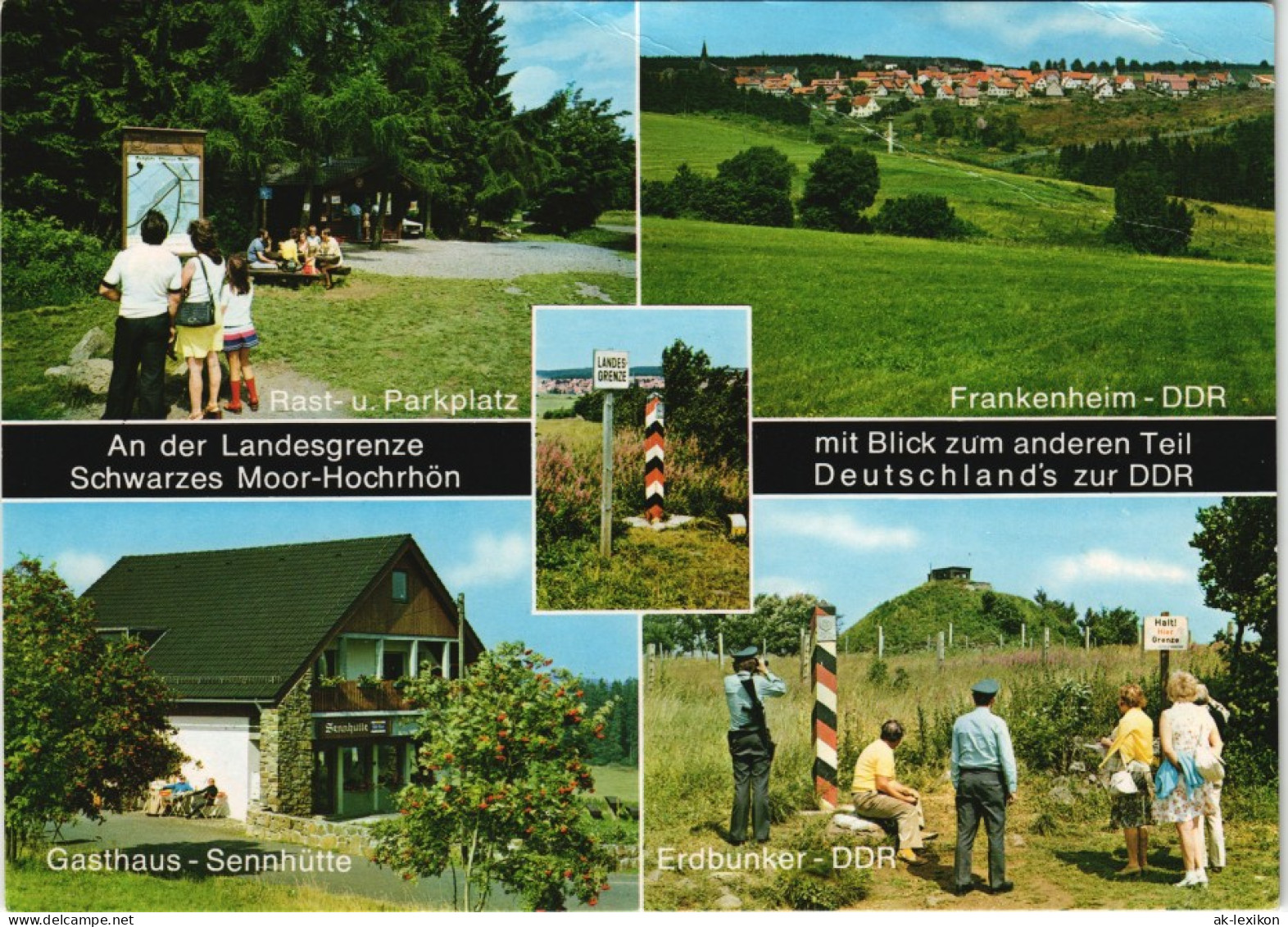 Deutsch-Deutsche Grenze Moor-Hochrhön Frankenheim Erdbunker Uvm. 1970 - Non Classés