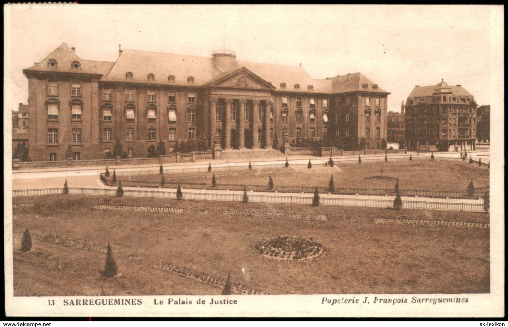 CPA Saargemünd Sarreguemines Le Palais De Justice 1928 - Sarreguemines