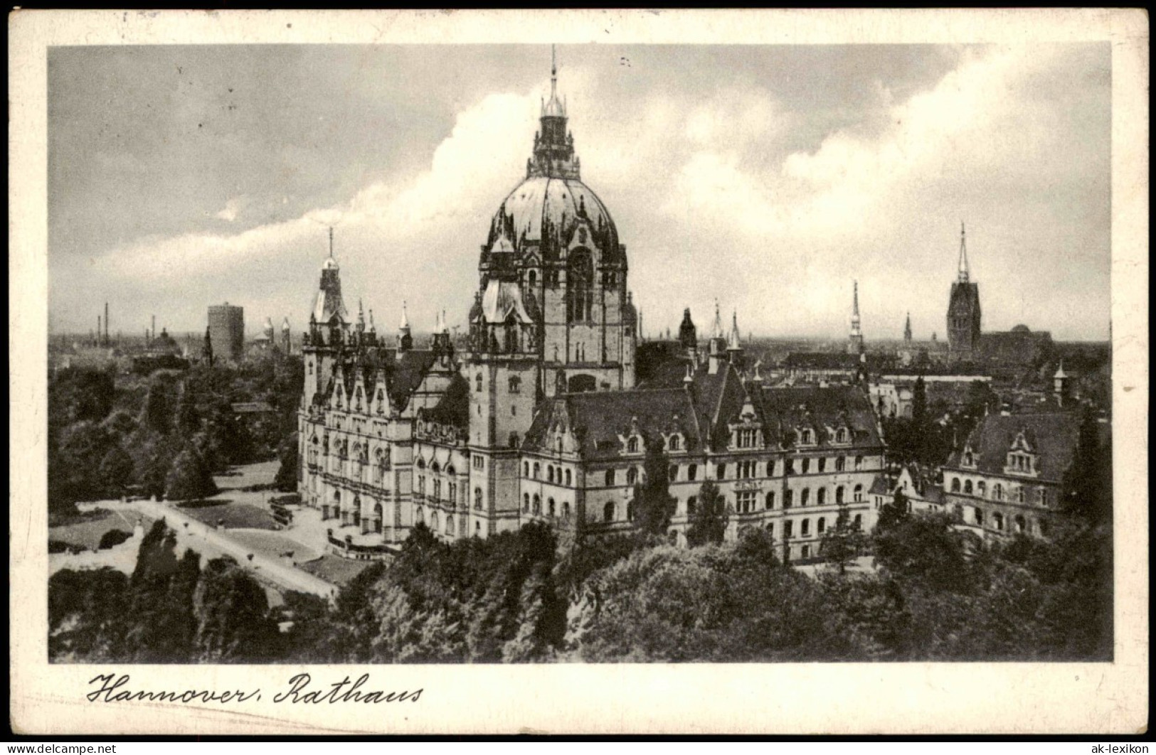 Ansichtskarte Hannover Partie Am Rathaus 1930 - Hannover