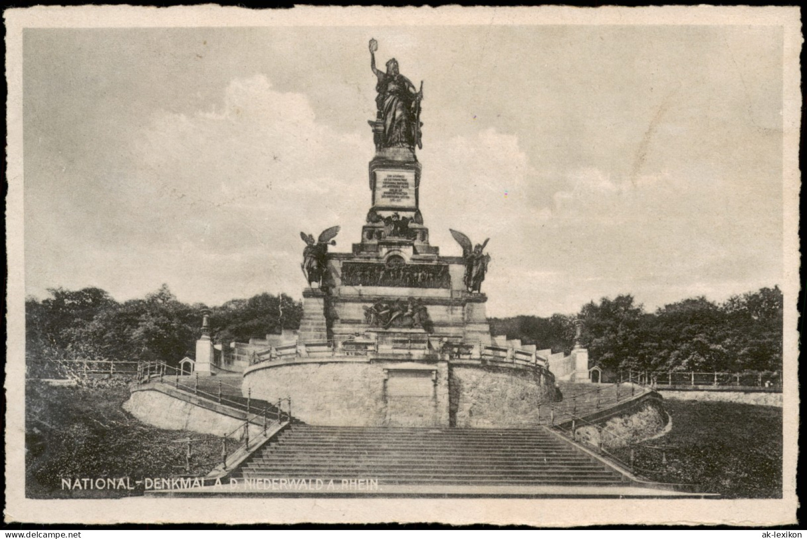 Rüdesheim (Rhein) National-Denkmal Am Rhein Niederwalddenkmal 1920 - Rüdesheim A. Rh.