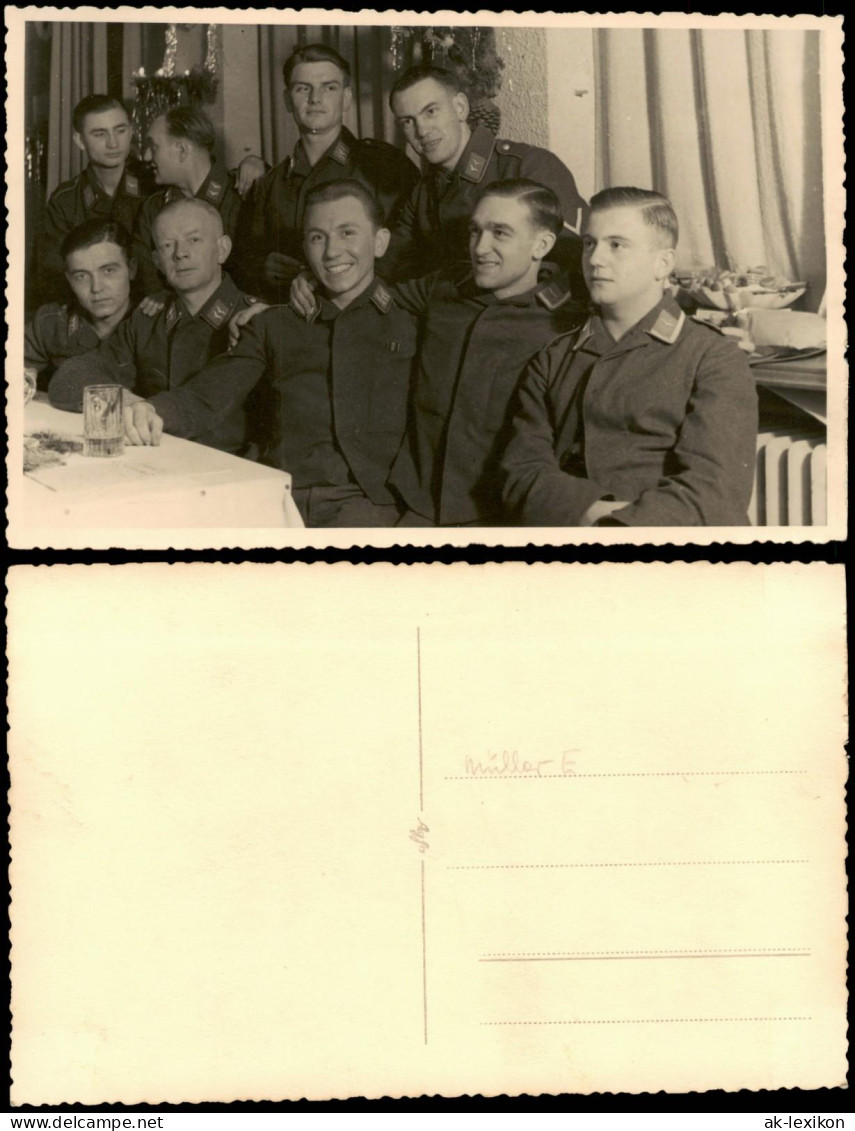 Militär 2.WK (Zweiter Weltkrieg) Soldaten Weihnachtsfeier 1939 Privatfoto - War 1939-45