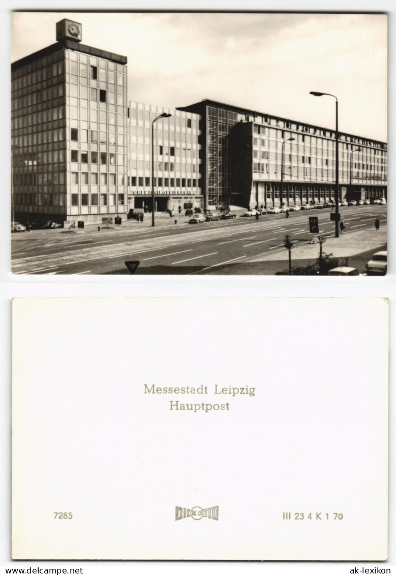 Sammelkarte Leipzig Messestadt Leipzig Hauptpost 1970 - Leipzig