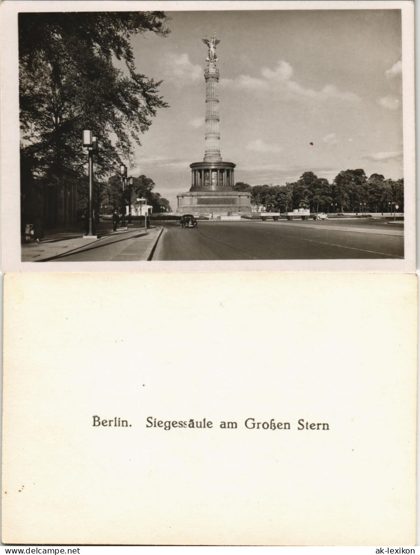 Sammelkarte Mitte-Berlin Siegessäule 1952 - Mitte