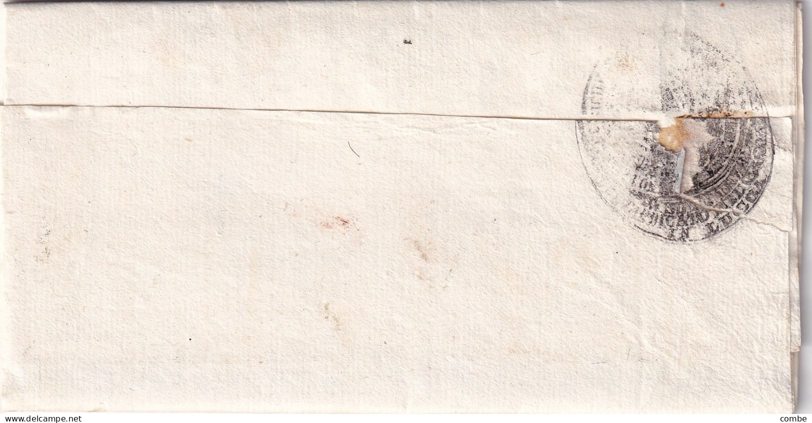 LETTERA. 1838. SUPPLENIA DEL CUIDICATO DEL CIECONDAMO IN LUCCA . VILLAFRANCA - 1. ...-1850 Prephilately