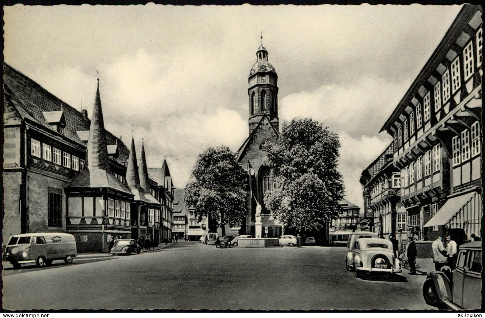 Ansichtskarte Einbeck VW - Bulli Auto Markt 1958 - Einbeck