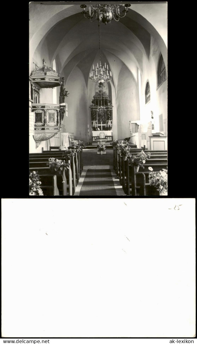 Ansichtskarte  Religion/Kirche - Innen Altar - Kanzel Fotokarte 1977 - Otros & Sin Clasificación