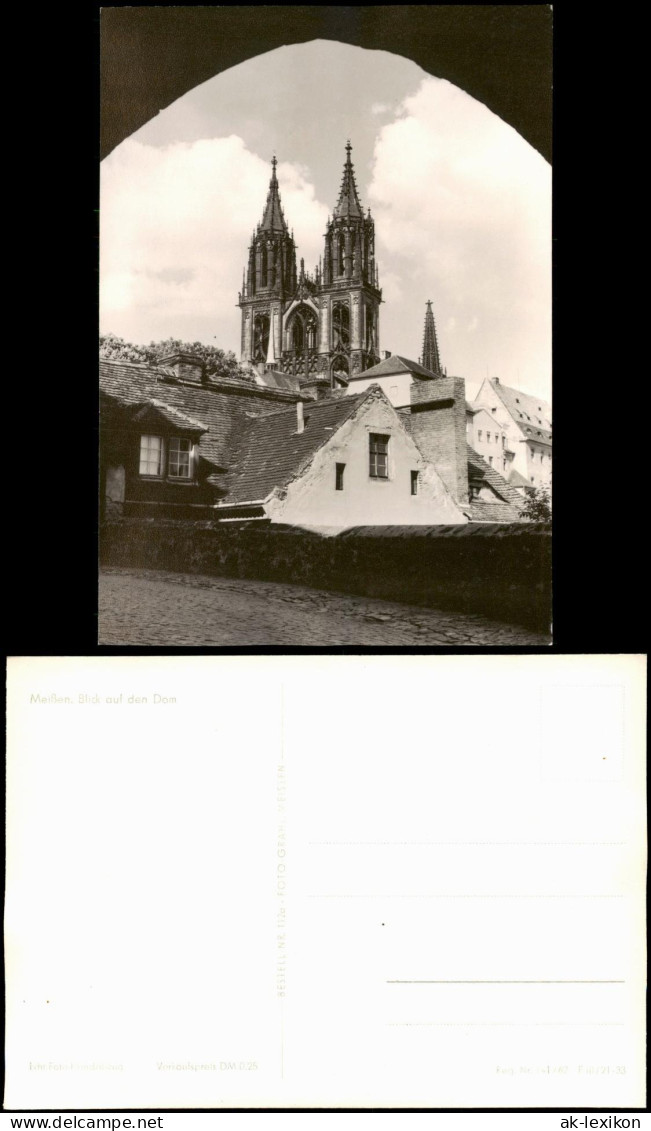 Ansichtskarte Meißen Blick Auf Den Dom 1962 - Meissen