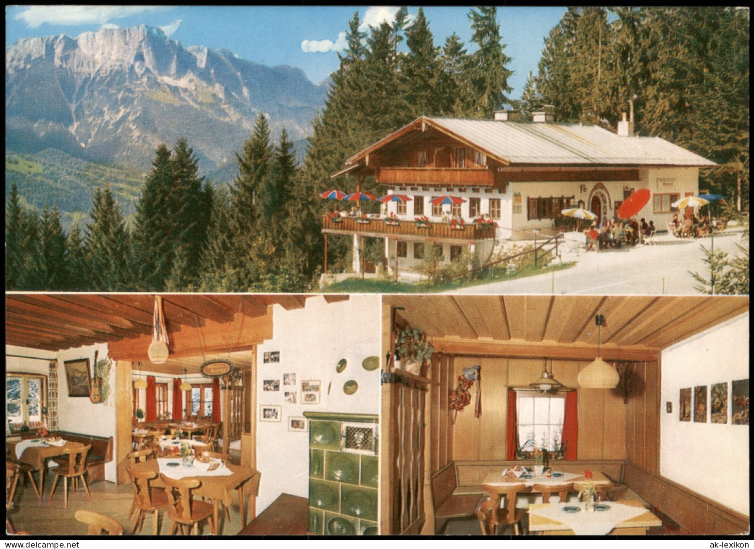 Berchtesgaden Gasthaus Und Café Sonneck (1050 M) Innen 3 Bild 1981 - Berchtesgaden