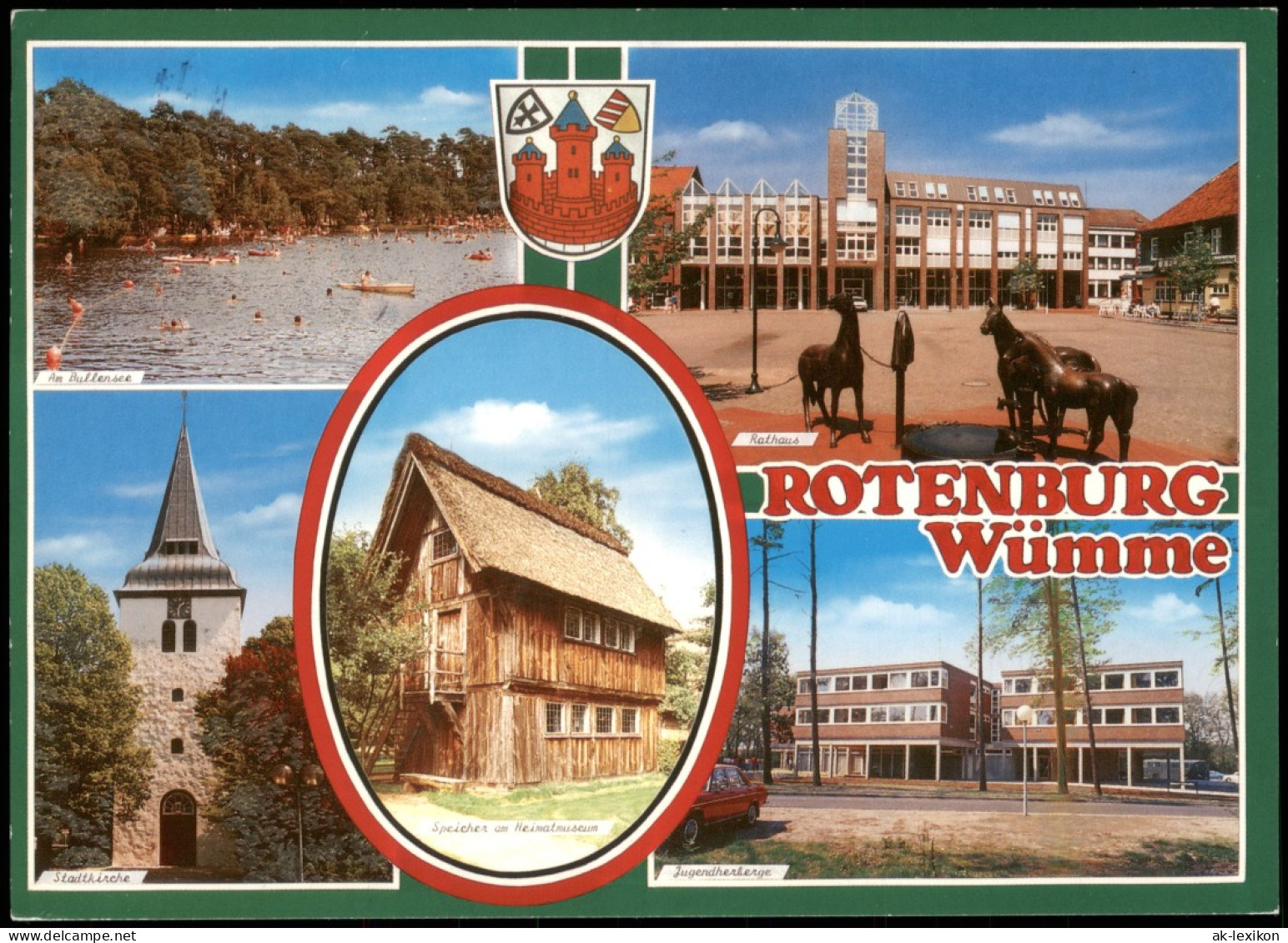 Rotenburg (Wümme) Bullensee, Markt, Speicher, Jugendherberge 1996 - Rotenburg (Wuemme)