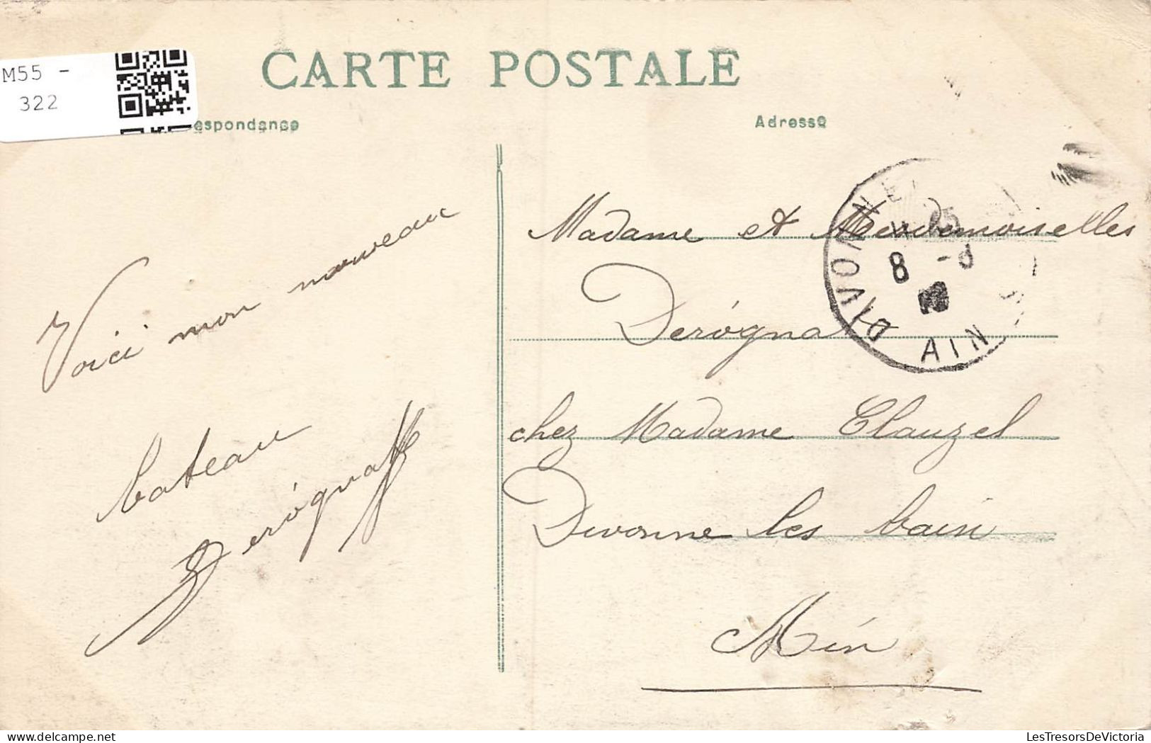 TRANSPORTS - Bateaux - Guerre - Cherbourg - Le "Desaix" Dans L'Arsenal - Port - Carte Postale Ancienne - Guerra