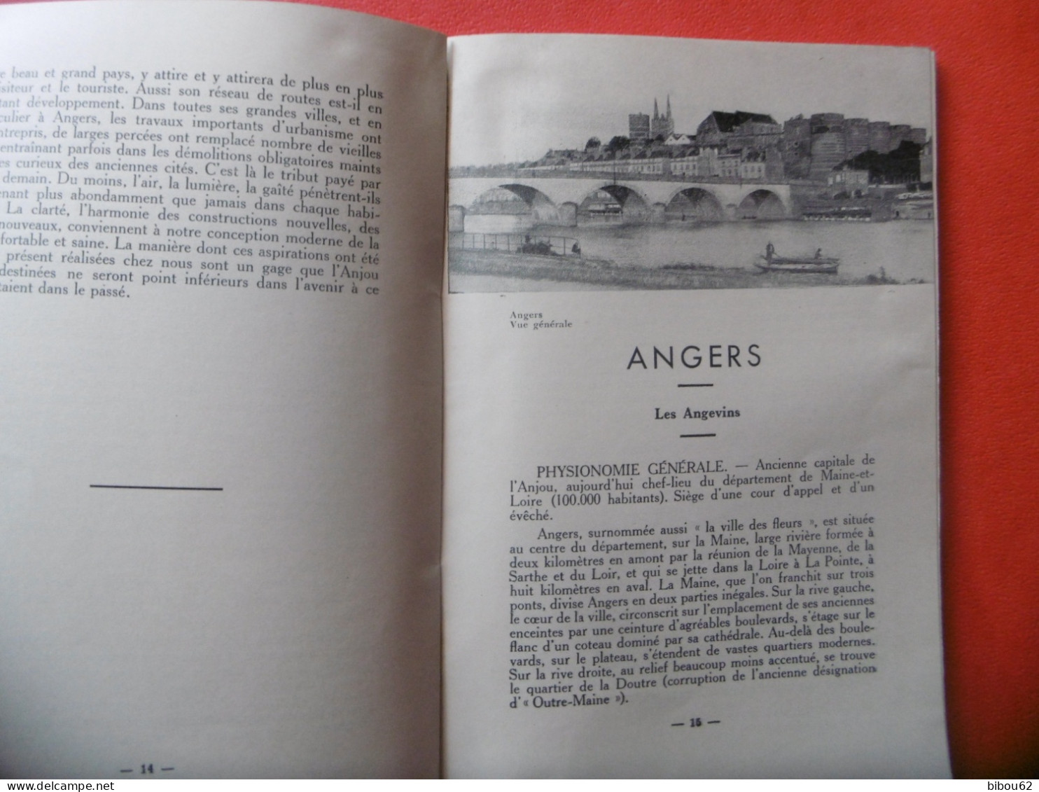 Fascicule - Guide D'ANJOU ( 49 ) ANGERS - SAUMUR - Les PONTS De CE - CHOLET - BAUGE - 1934 - Tourism