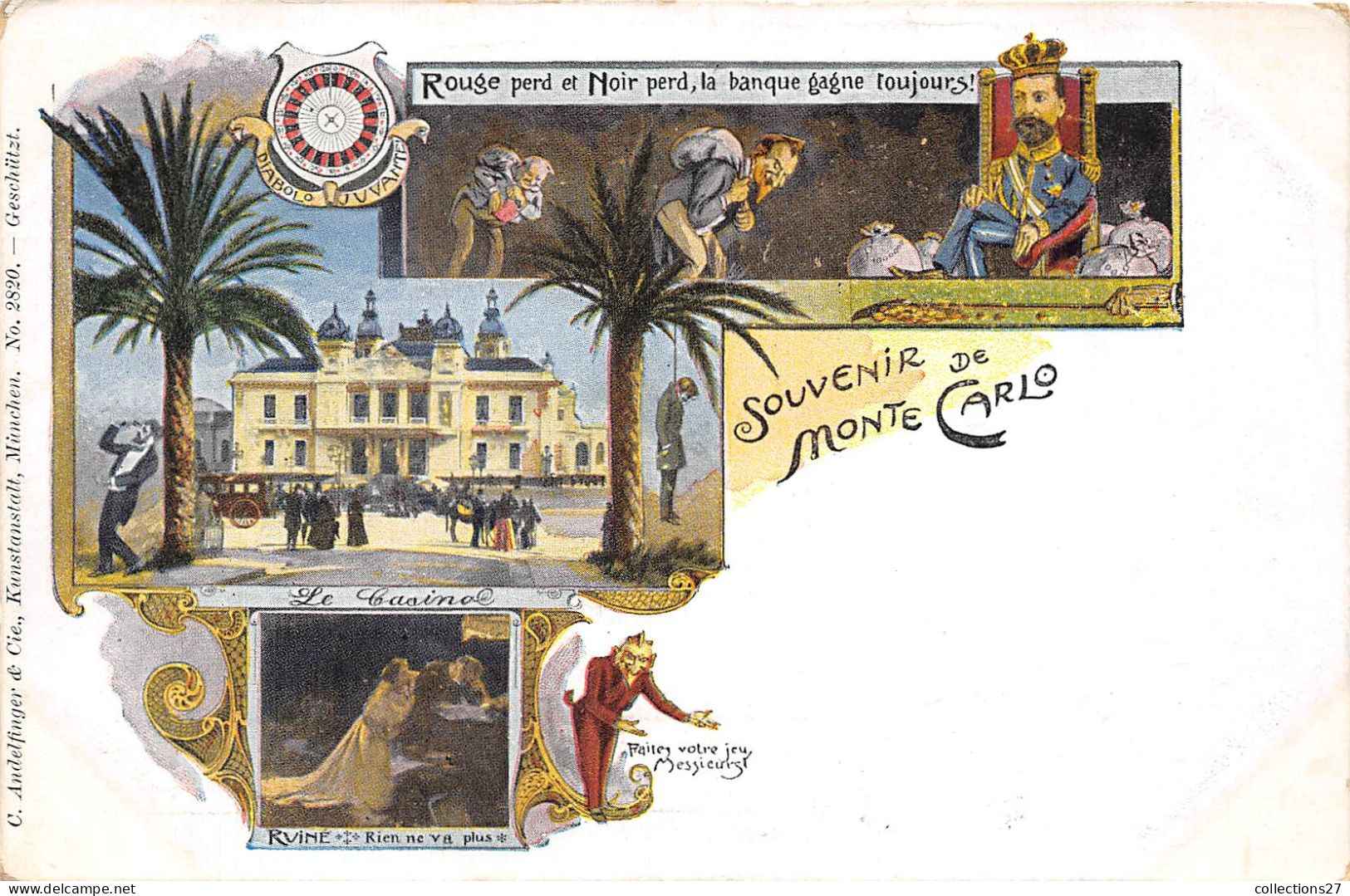 MONTE-CARLO- SOUVENIR MULTIVUES - Monte-Carlo