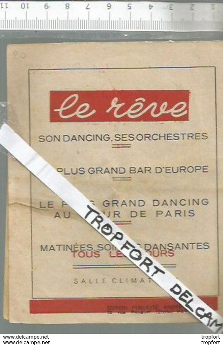 Bb // Vintage // Old french movie program / Programme cinéma REX les J3 Roger FERDINAND