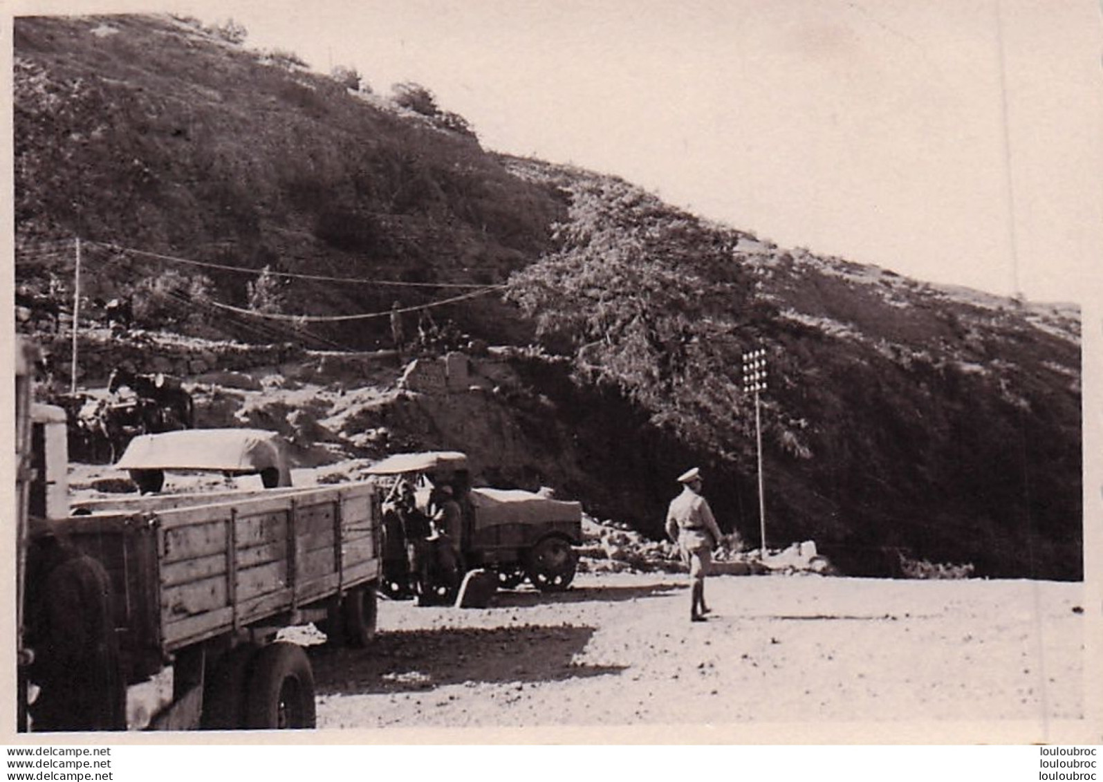 CAMION OM-36 ETHIOPIE PASSO TOSELLI  ARMEE ITALIENNE PHOTO ORIGINALE  9 X 6 CM - War, Military