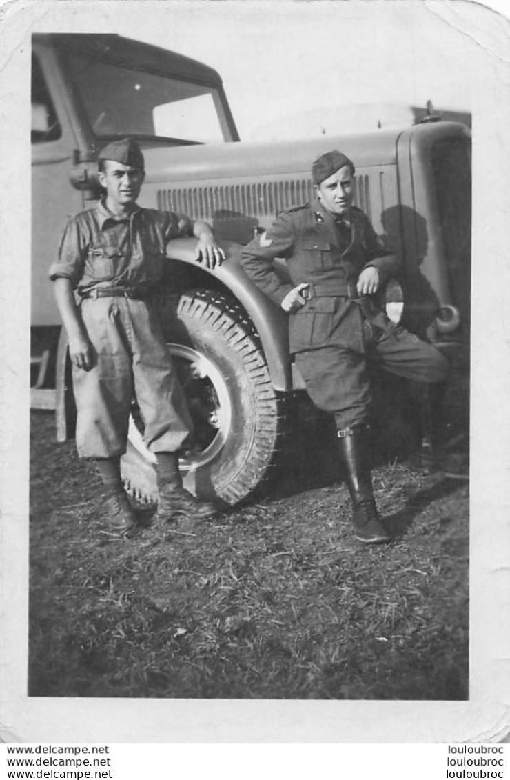 CAMION  OM URSUS FRONT RUSSE ARMEE ITALIENNE PHOTO ORIGINALE  10 X 6.50 CM - War, Military