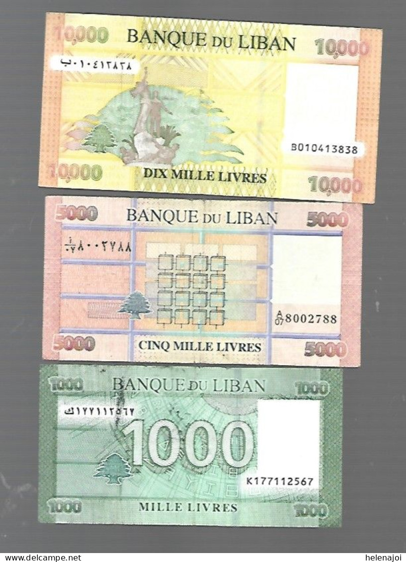 Série 1000/5000/10000 Livres - Libano