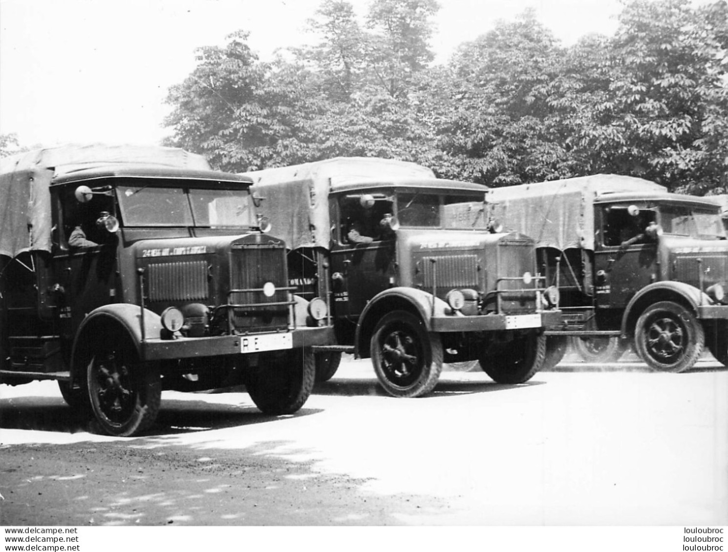 CAMION ISOTTA FRASCHINI D-80  DU 24° R.A.  ARMEE ITALIENNE PHOTO ORIGINALE  15 X 10 CM - War, Military