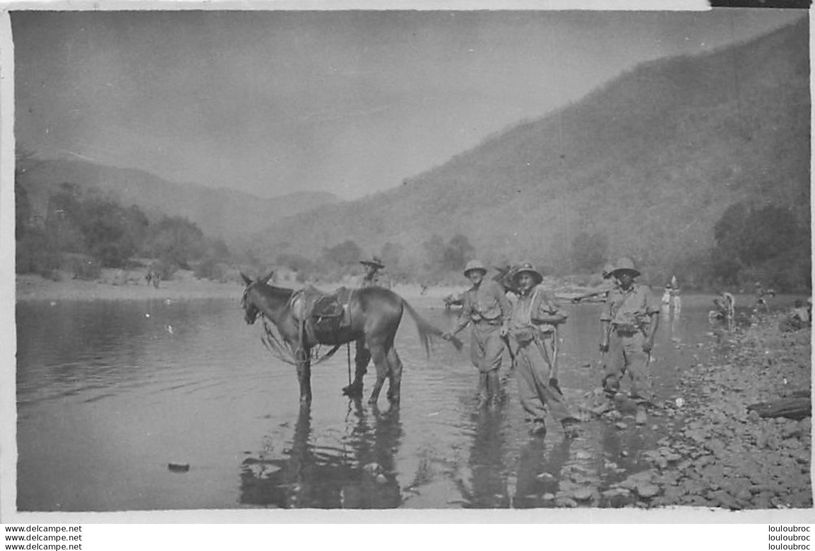 SOLDATS ITALIENS  A.O.I. ARMEE ITALIENNE  PHOTO ORIGINALE  9 X 6 CM - War, Military