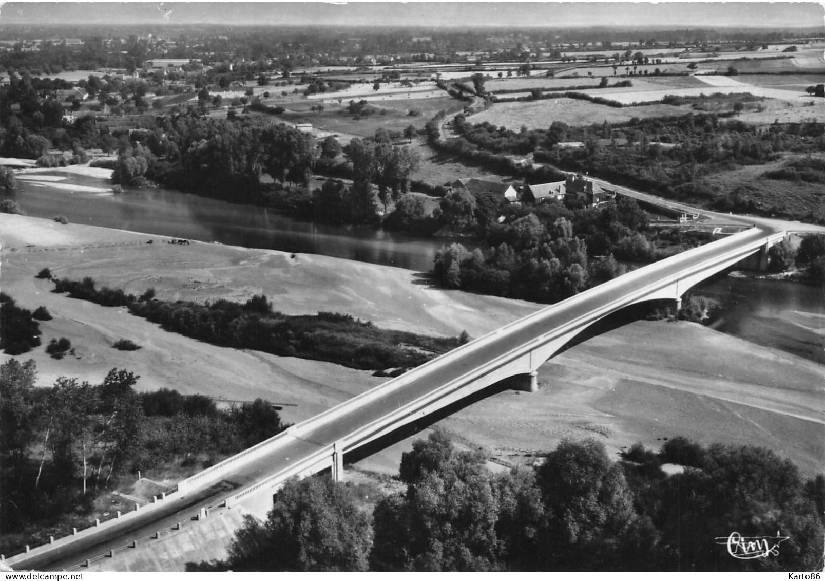 Le Veurdre * Vue Générale Et Pont Sur L'allier - Commentry