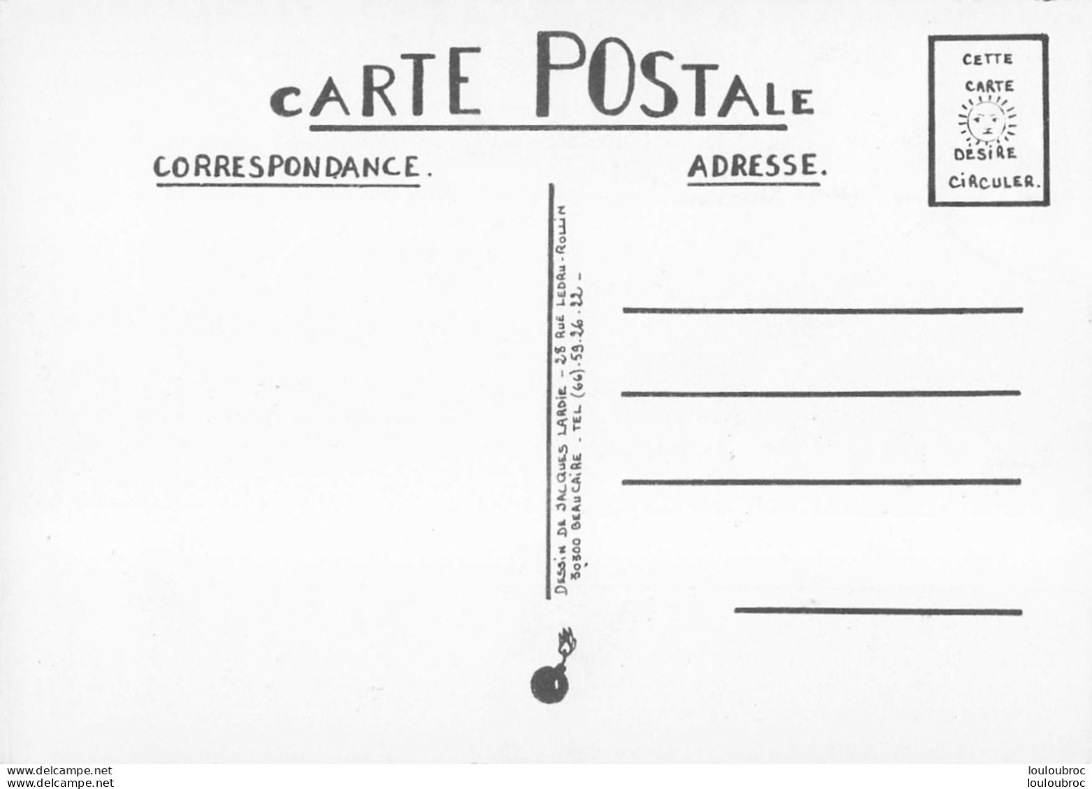 JEAN LECANUET EQUILIBRISTE   PAR JACQUES LARDIE - Satira